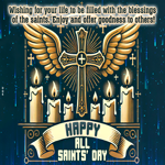 Picture all saints' day