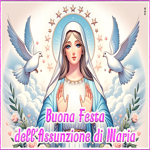 Postcard assunzione di maria