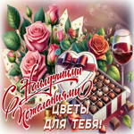 Picture божественнейшая гиф-открытка, с лучшими пожеланиями цеты для тебя