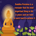 Postcard buddha purnima/vesak