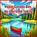 Postcard canada day