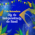 Postcard dia da independência do brasil