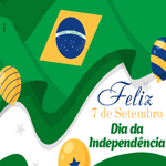 Postcard dia da independência do brasil