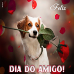 Postcard dia do amigo