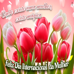 Postcard dia internacional da mulher