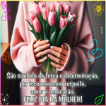 Postcard dia internacional da mulher