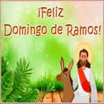 Postcard domingo de ramos