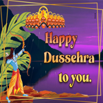 Postcard dussehra / vijaya dashami