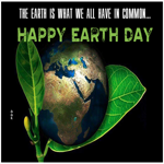 Postcard earth day