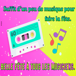 Postcard fête de la musique