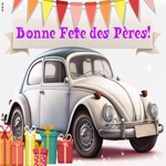 Postcard fête des pères