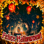 Postcard halloween