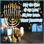 Postcard hanukkah