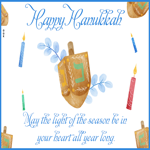 Postcard hanukkah