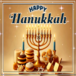 Postcard hanukkah