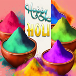 Postcard holi