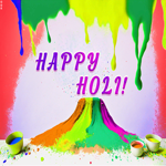 Postcard holi