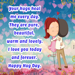 Postcard hug day