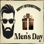 Postcard int'l men's day