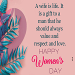 Postcard int'l. women's day