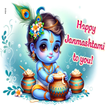 Postcard janmashtami