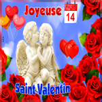 Postcard jour de la saint-valentin