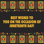 Postcard juneteenth