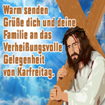 Postcard karfreitag