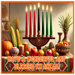 Postcard kwanzaa