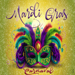 Postcard mardi gras