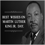 Postcard martin luther king jr. day