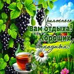 Postcard надежная гиф-открытка, приятного вам отдыха