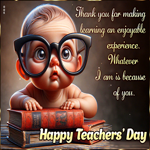 Postcard national teacher day