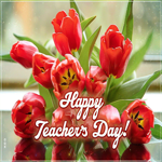 Postcard national teacher day