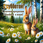 Picture незабываемая гиф-открытка, с прекрасным субботним днем