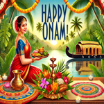 Postcard onam