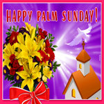 Postcard palm sunday