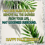 Postcard palm sunday