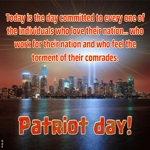 Postcard patriot day