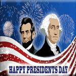 Postcard presidents' day