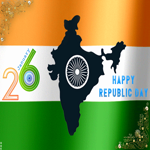 Postcard republic day