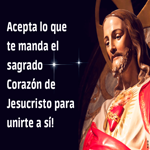 Postcard sagrado corazón de jesús