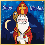 Postcard saint nicolas