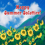 Postcard summer solstice