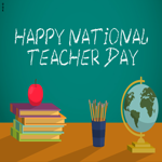 Postcard teachers' day