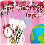 Postcard teachers' day