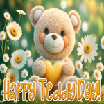 Postcard teddy day