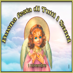 Postcard tutti i santi