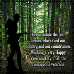 Postcard veterans day