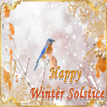 Postcard winter solstice